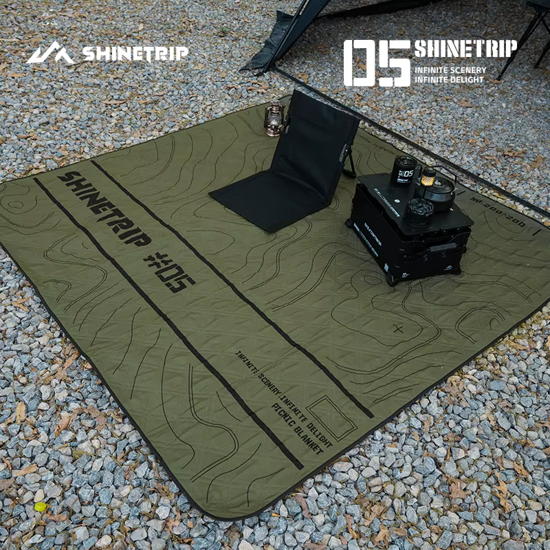 Shinetrip – tapis de pique-nique ultrasonique d'extérieur en aluminium, résistant à l'humidité, imperméable, pour parc