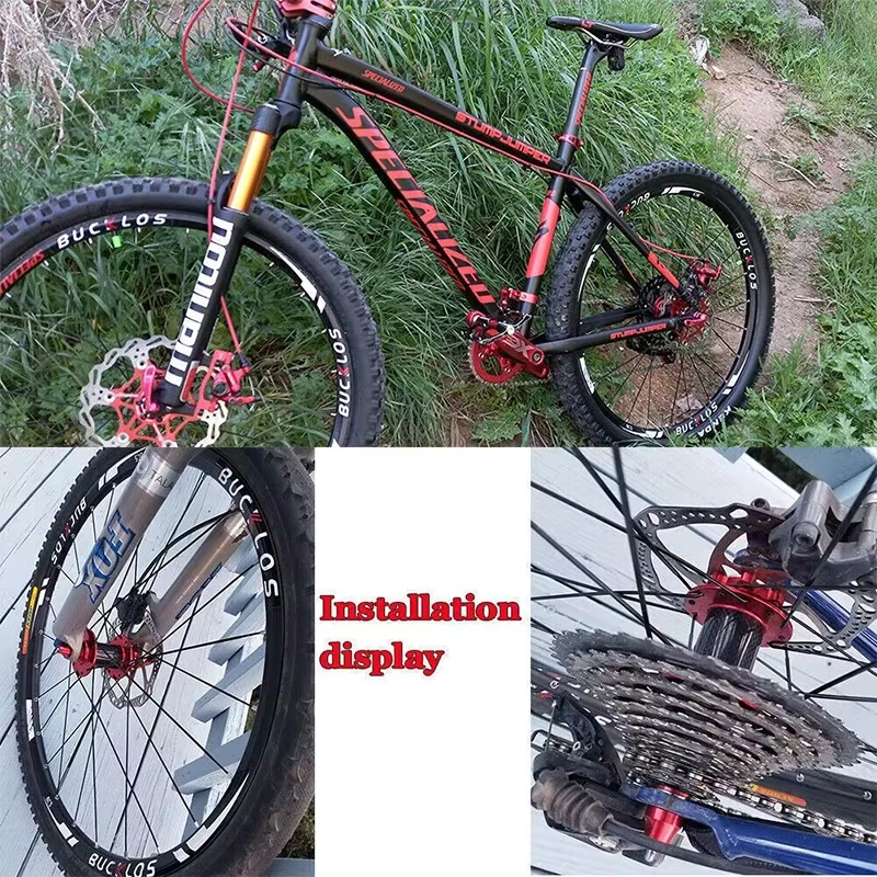 BUCKLOS vtt roues de vélo jante 26/27, 5/29 roue de VTT 9*100/10*135MM 15*100/12*142MM paire de roues vtt pour 7/8/9/10/11 vitesses