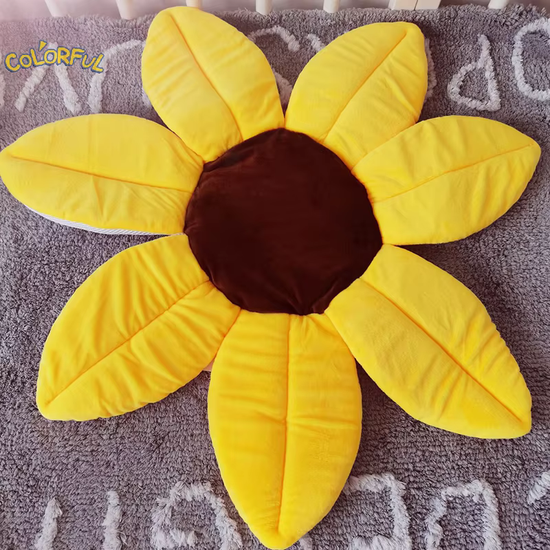 Coussin de douche pliable à quatre pétales de fleurs pour bébé, baignoire à fleurs en fleurs pour nouveau-né, coussin de siège de sécurité pour bébé, polymères de bain en fleurs, 70cm