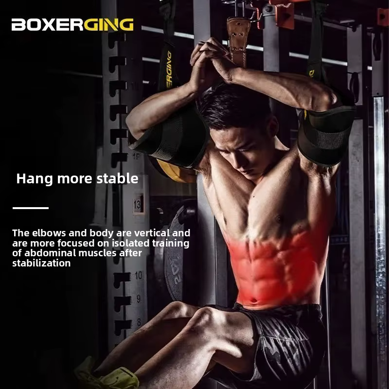 1 paire Fitness ceinture musculaire abdominale suspendus AB sangles de fronde
