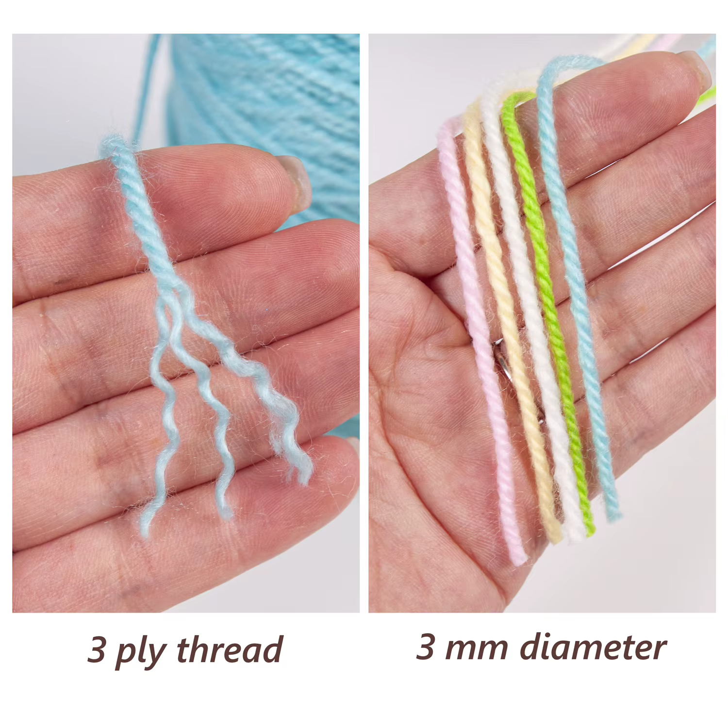 Fil à tapis 500g/rouleau, fibre acrylique douce pour la fabrication de tapis et les projets de décoration intérieure, fils à crocheter DIY pour paniers