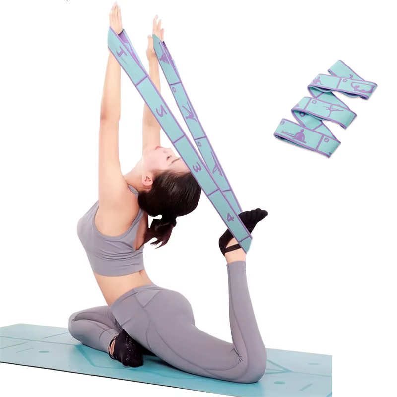 Bande élastique de résistance de Yoga