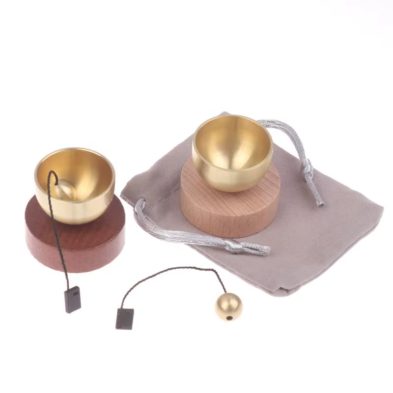 Mini ensemble de bols chantants portables
