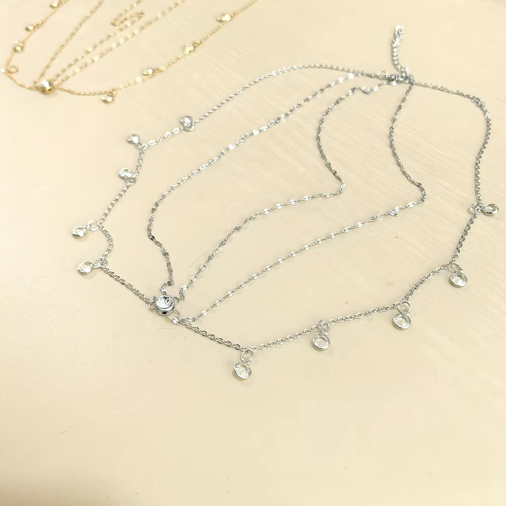 Accessoires de cheveux en cristal multicouches pour femmes, nouvelle personnalité, tendance, luxe brillant, bijoux de cheveux de mariée, accessoires de fête, cadeau