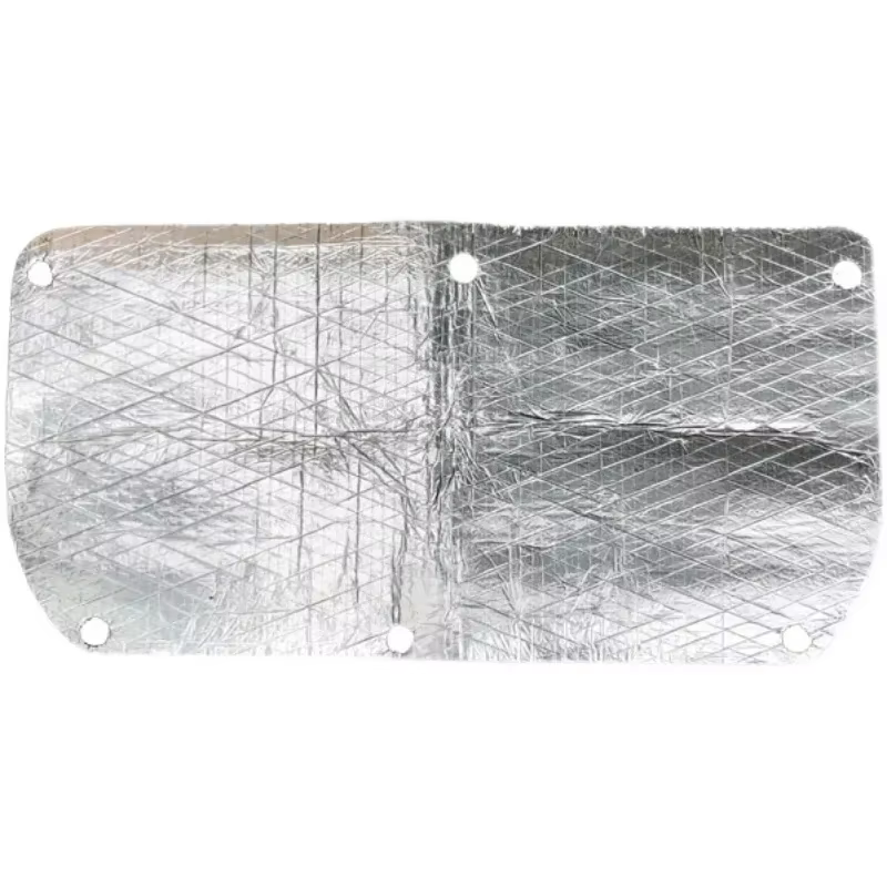 Tapis de coffre en aluminium pour Benz Smart Fortwo 451 2009 – – Doublure de tapis d'isolation thermique et phonique