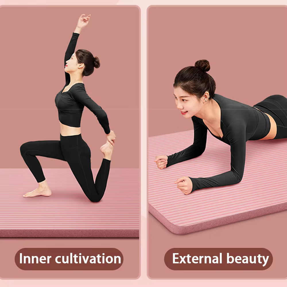 Tapis de yoga NBR antidérapant de 8 mm