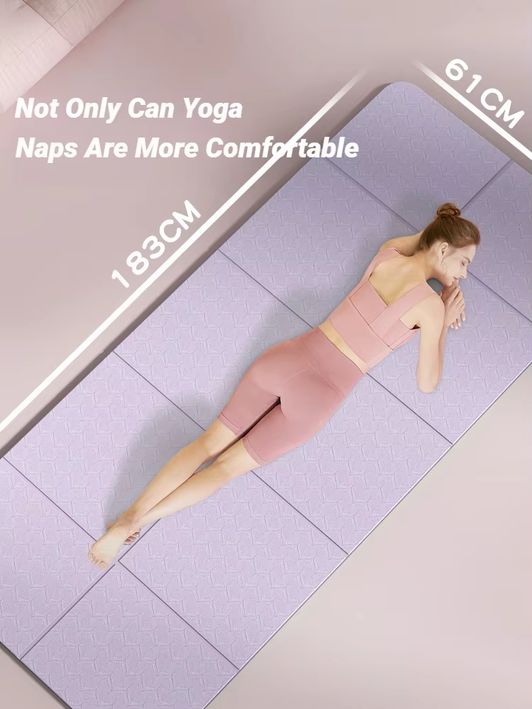 Tapis de Yoga pliable, silencieux