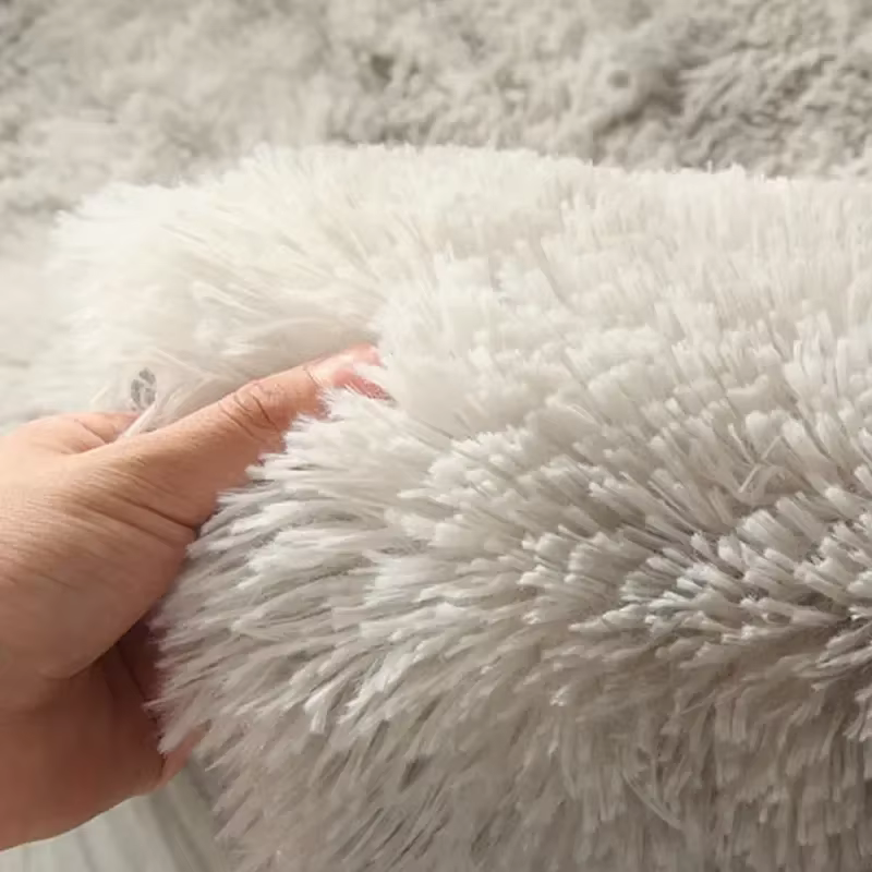 VIKAMA – tapis en laine de soie, pour chambre à coucher, salon, Style Ins, tapis de sol scandinave pour la maison, décoration de la maison