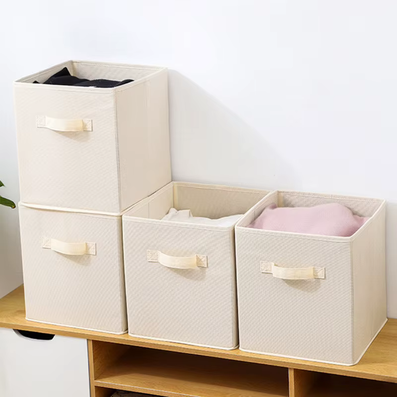 Boîtes de rangement en tissu non tissé
