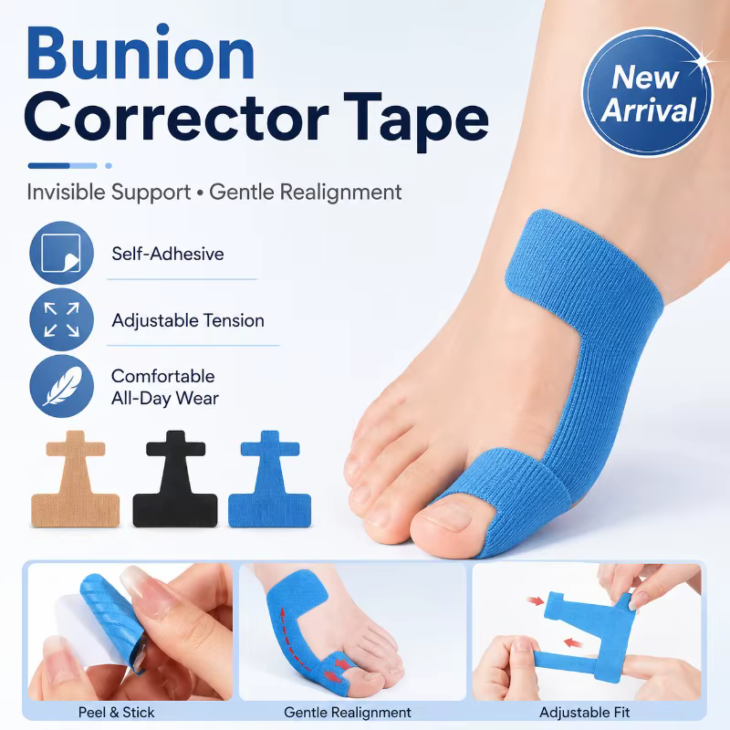 50 pièces de dispositifs de correction et de soulagement des hallux valgus