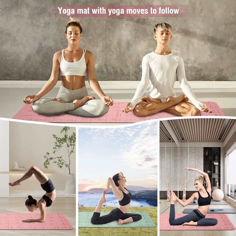 Tapis de Yoga TPE 183 cm * 57 cm