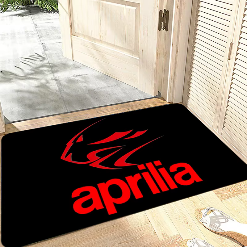 Tapis de sol antidérapant pour motos, Aprilias, pour couloir de course, cuisine, absorbant l'eau, tapis de chevet, décorations pour la maison