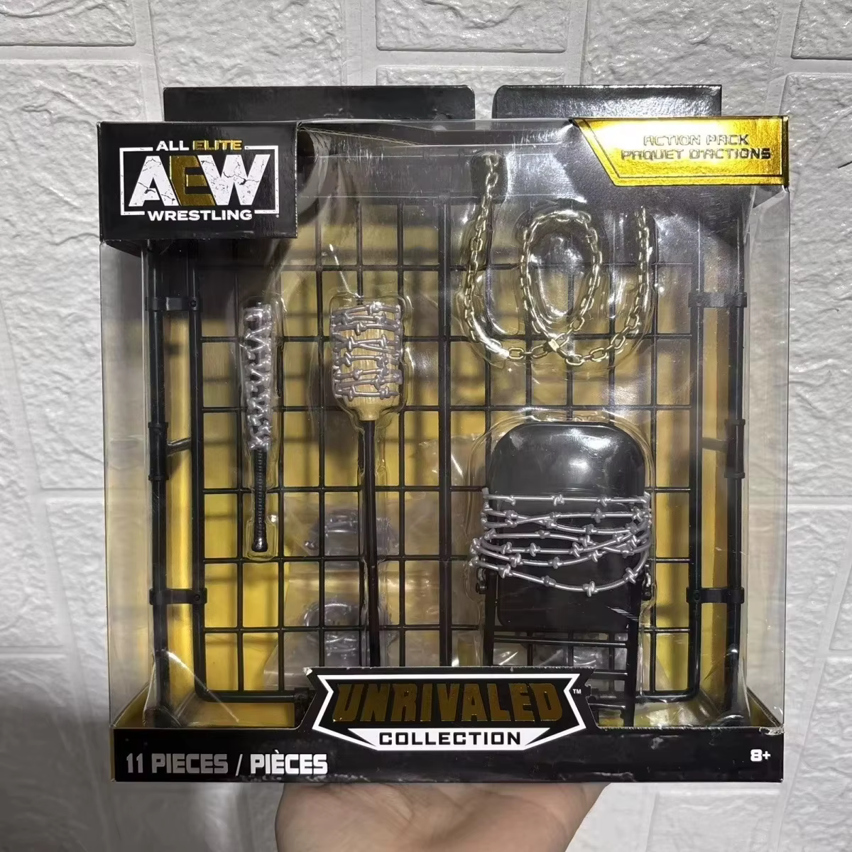 AEW – accessoires originaux pour figurines d'action, Collection d'exposition de figurines de lutte, jouets pour garçons, cadeaux de Festival