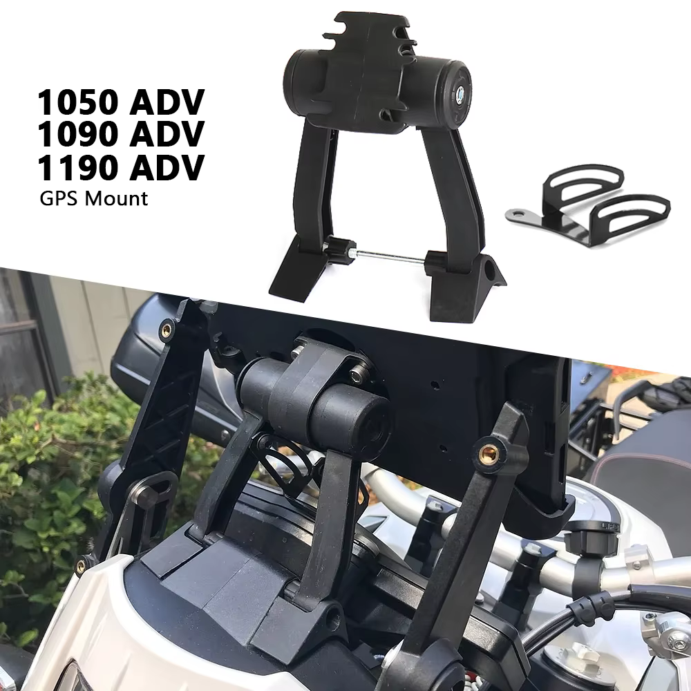 Support de téléphone portable noir, accessoire de moto adapté pour 1050 1090 1190 ADV Adventure R L, support de Navigation GPS