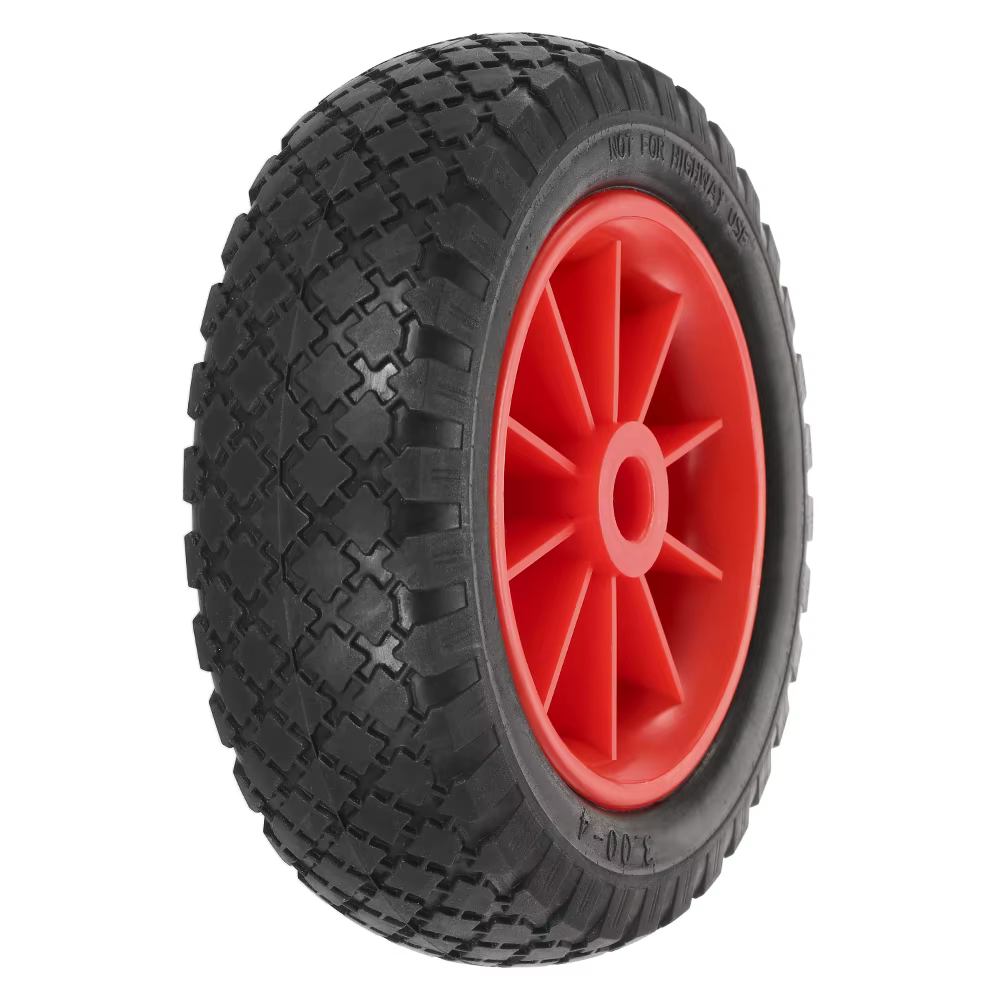 1 pièce Roue pneumatique de 8'' / 10'' pour remplacement de pneu de kayak, canoë, chariot ou chariot de transport