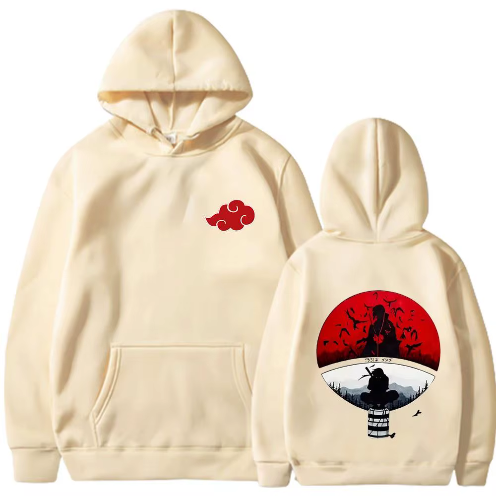 Sweat-shirt et sweat-shirt à capuche imprimés Naruto 2026, chauds et confortables, 100% coton, sweat-shirt vintage à capuche pour adulte