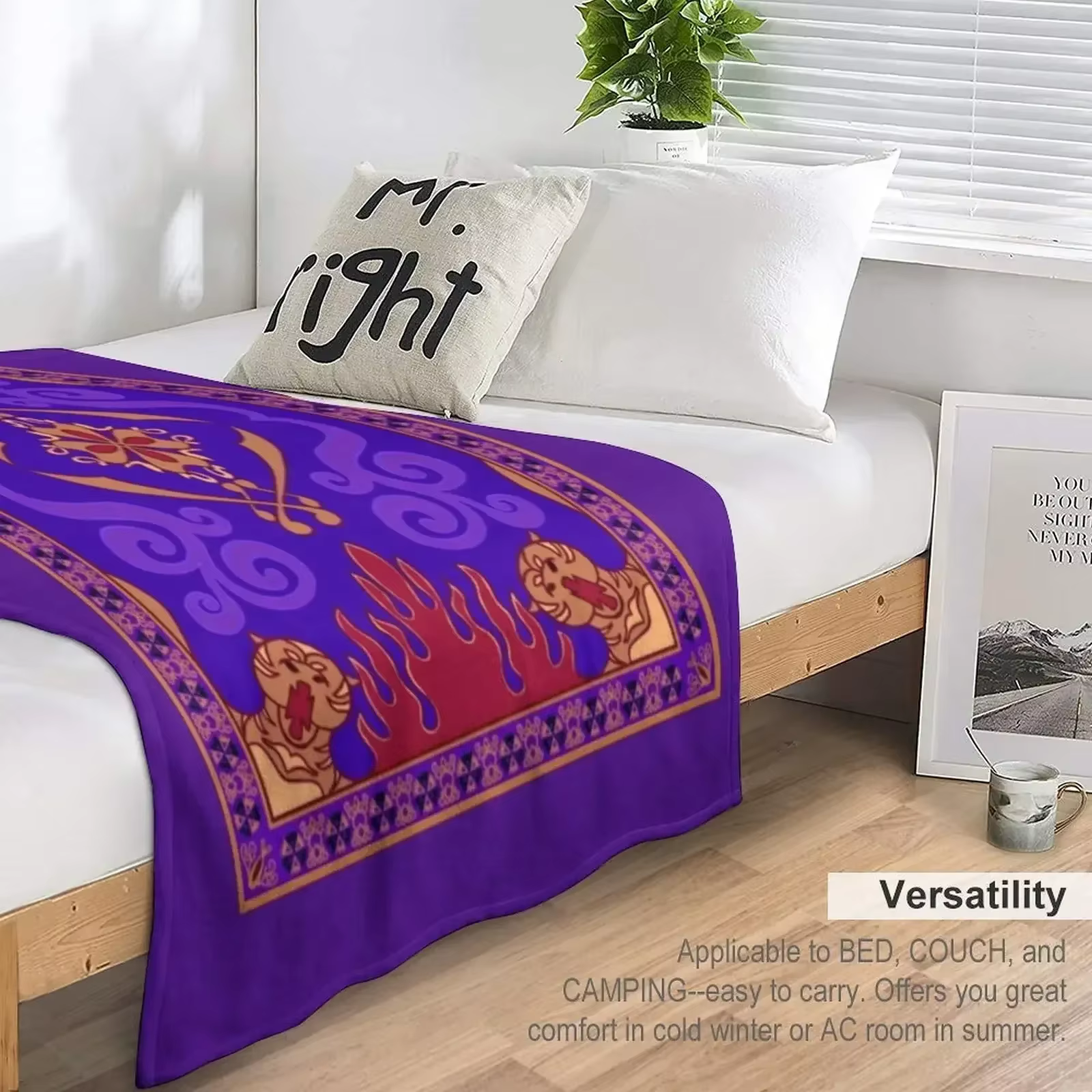 Aladdin 1992 tapis magique jeter couverture touristique couverture mode canapé couvertures couvertures pour lits couverture