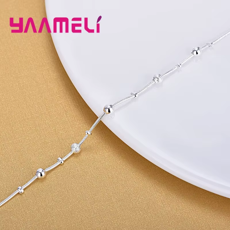 Chaînes de pied réglables pour femmes, breloque en argent Sterling 925, bijoux bohème, Design de vacances d'été