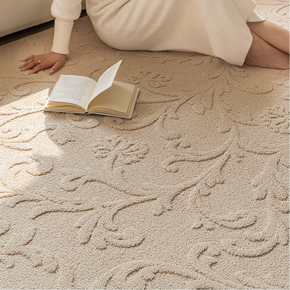 Tapis de Sol en Peluche Doux et Confortable pour la Maison, Décoration d'Nikpour Salon, Lit, Bébé, Salle d'Étude