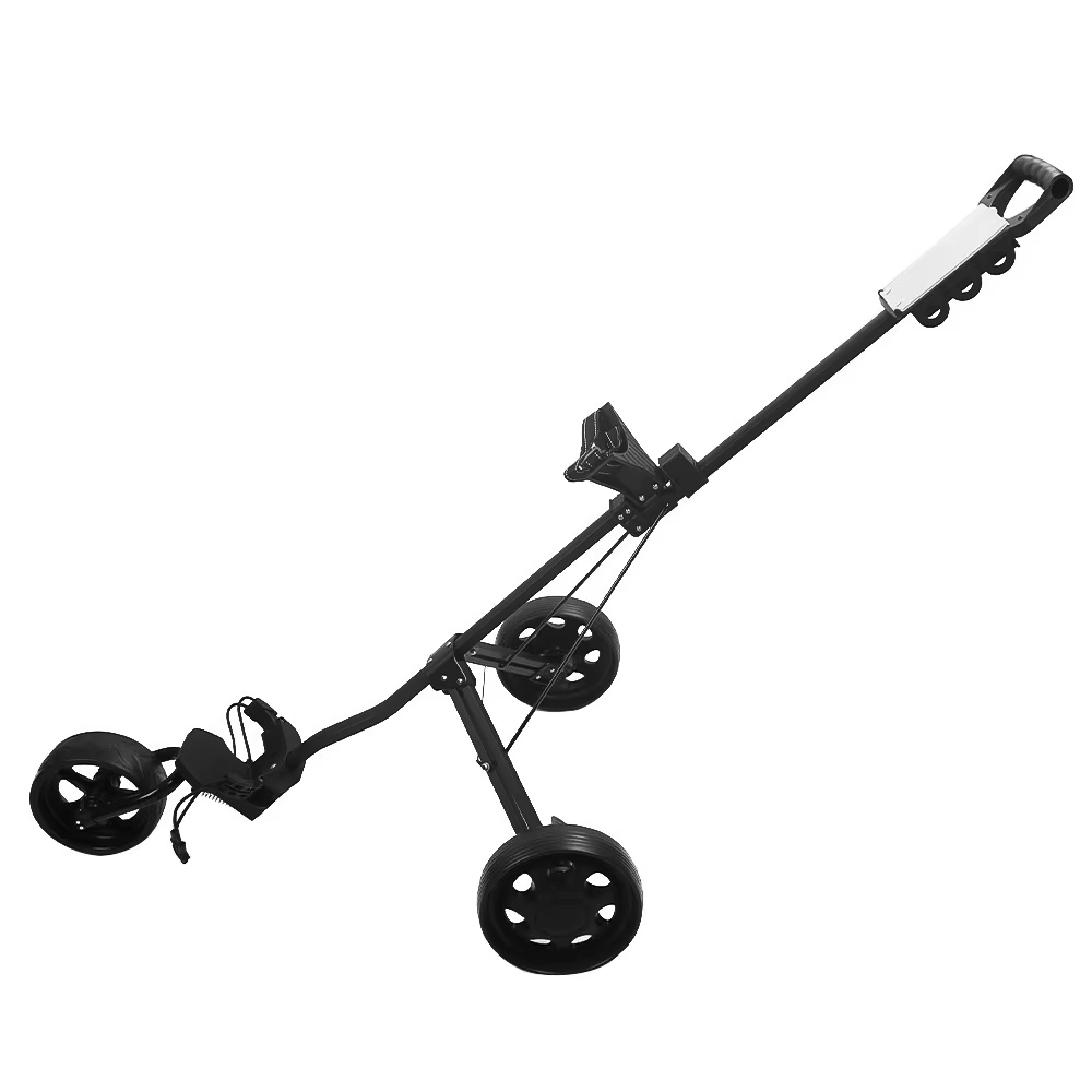 Chariot de golf HotaGolf léger à 3 roues pliable pour clubs de golf