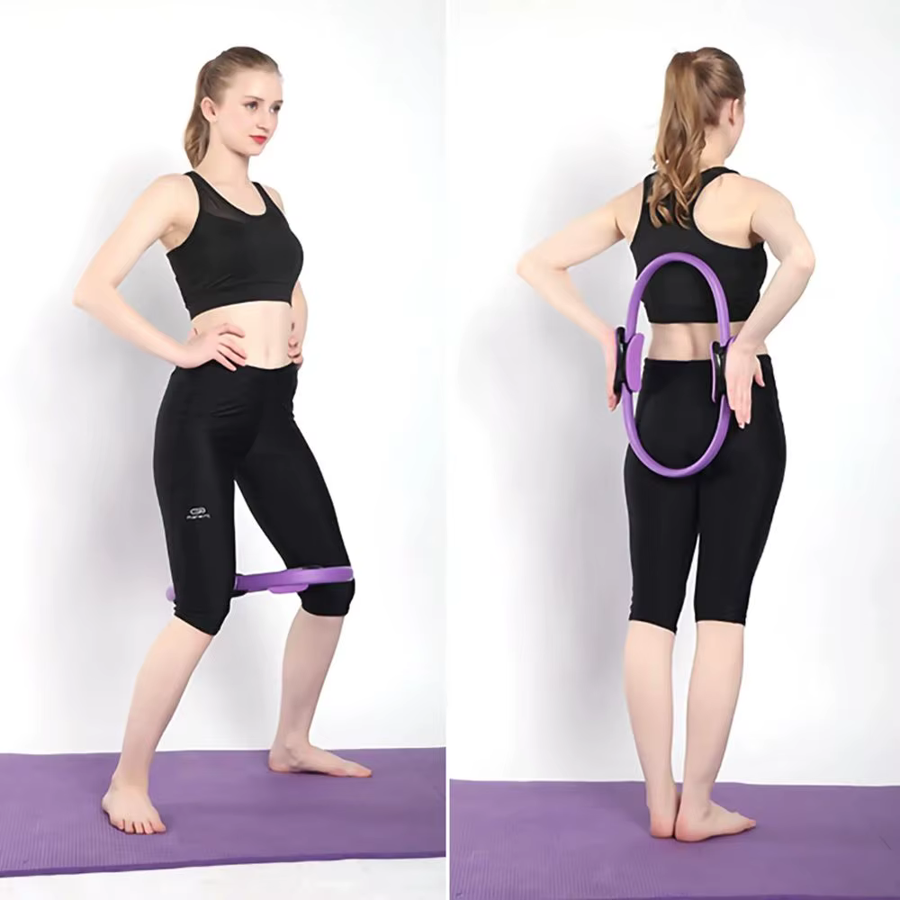 Cercle de Pilates Magique 38 cm pour Femmes – Équipement de Fitness à Domicile pour la Perte de Poids