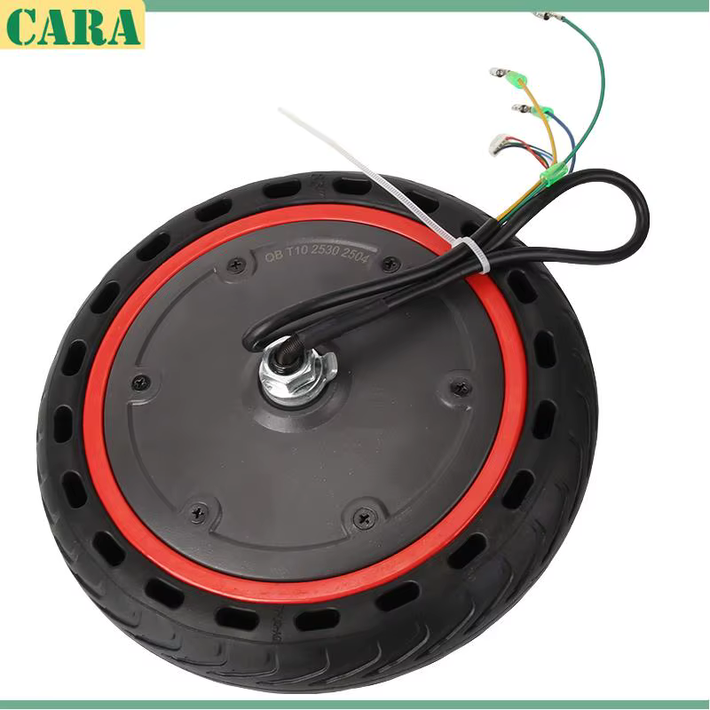 Moteur de trottinette électrique M365 8,5 pouces résistant à l'usure, bobine de roue motrice 350W 36V, pneu solide pour roue avant