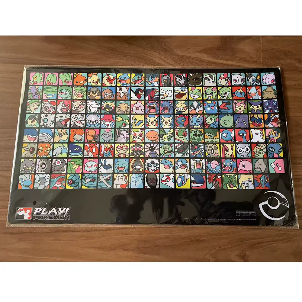 Tapis de jeu de cartes à collectionner PTCG, tapis YGO, tapis TCG Professor Pokemon, 3ème génération