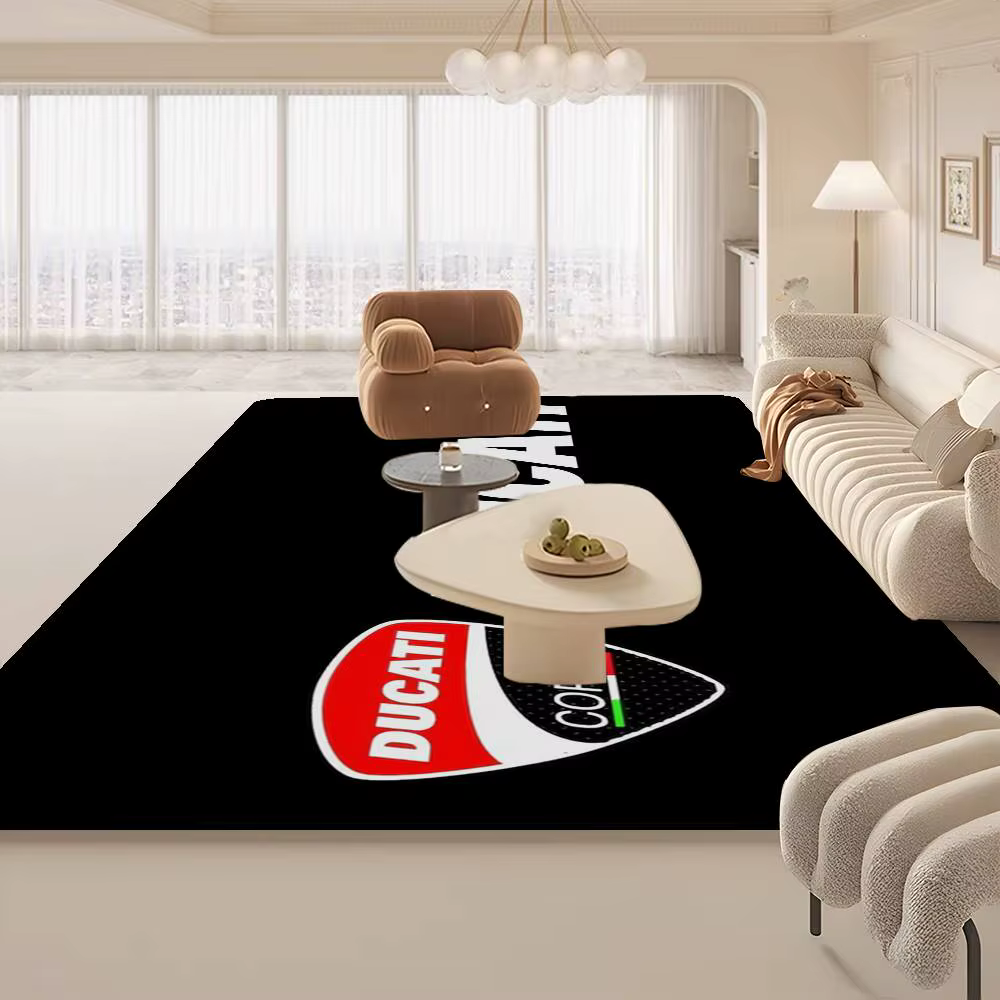 Tapis de sol rectangulaire antidérapant pour moto D-Ducaties, tapis de bienvenue pour porte d'entrée, intérieur et extérieur, doux pour la maison
