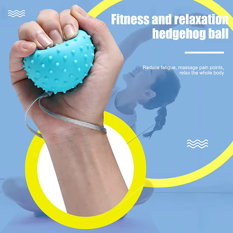 【Nice】Balle de massage ronde en silicone pour la relaxation musculaire et la rééducation