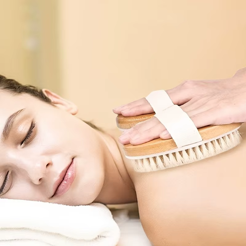 Brosse SPA à poils naturels pour le corps