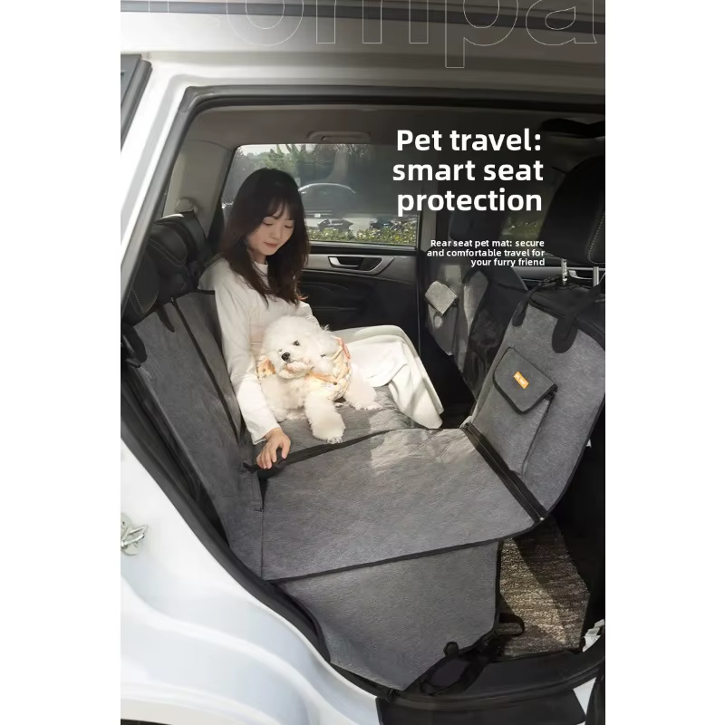 Tapis pour animaux de compagnie amovible et imperméable pour la banquette arrière de la voiture