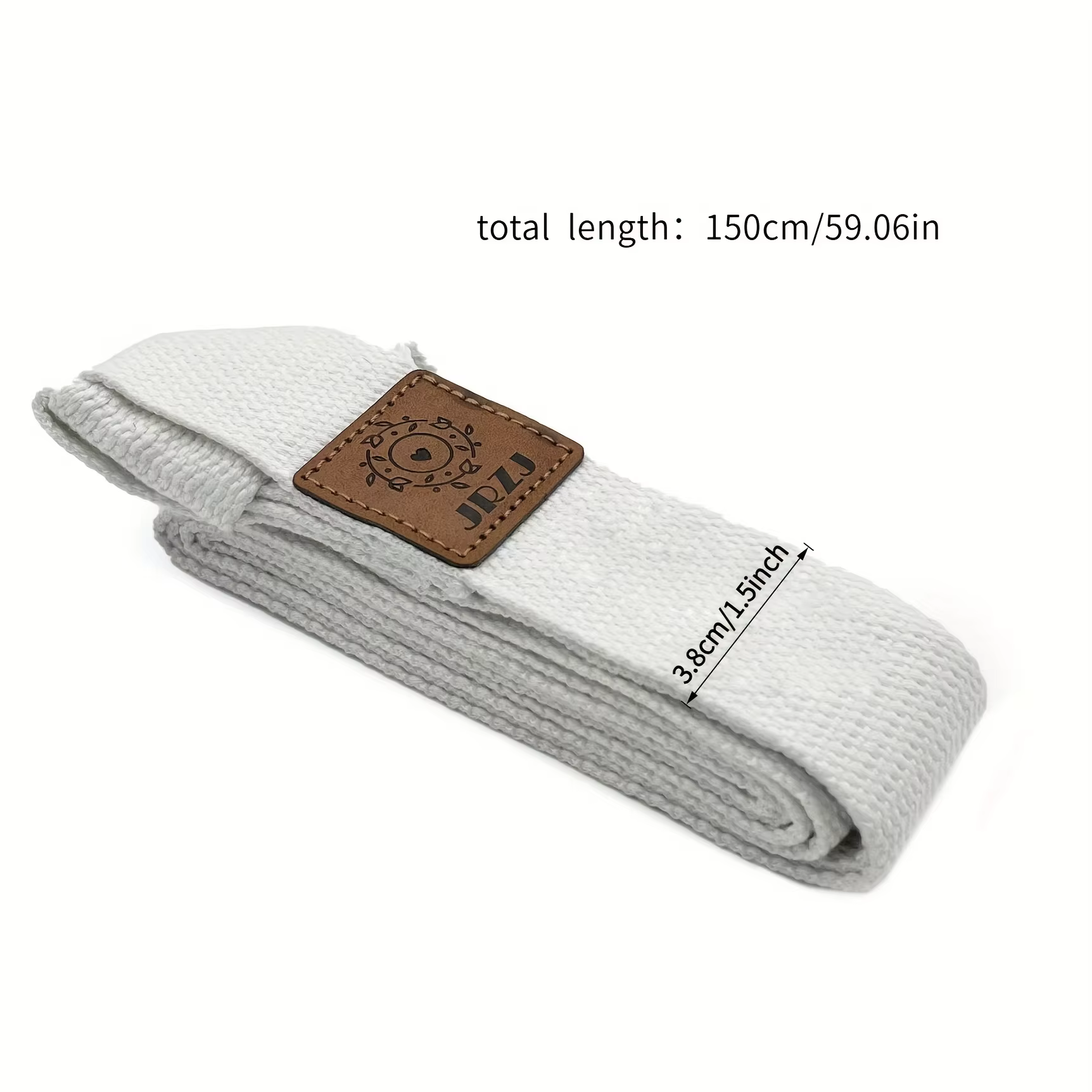 Sangle d'étiquette en cuir pour tapis de yoga multifonctionnel