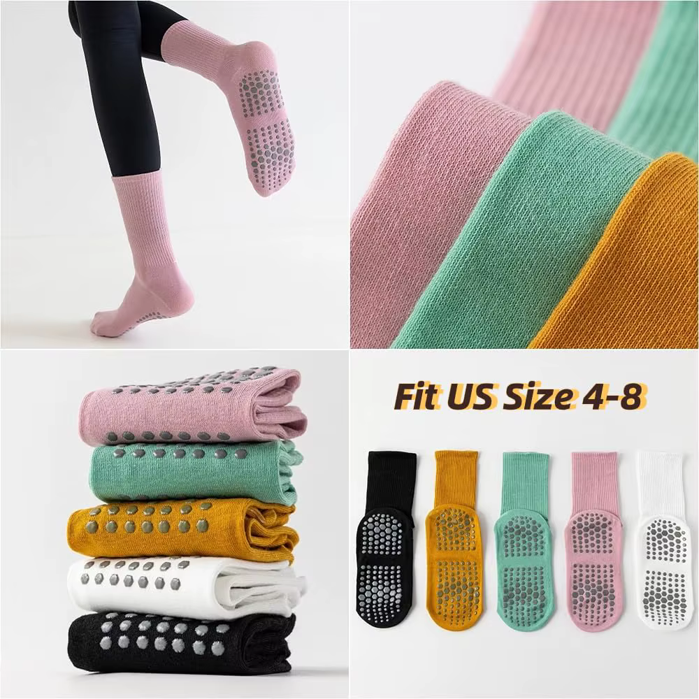 Chaussettes de Pilates antidérapantes pour femmes