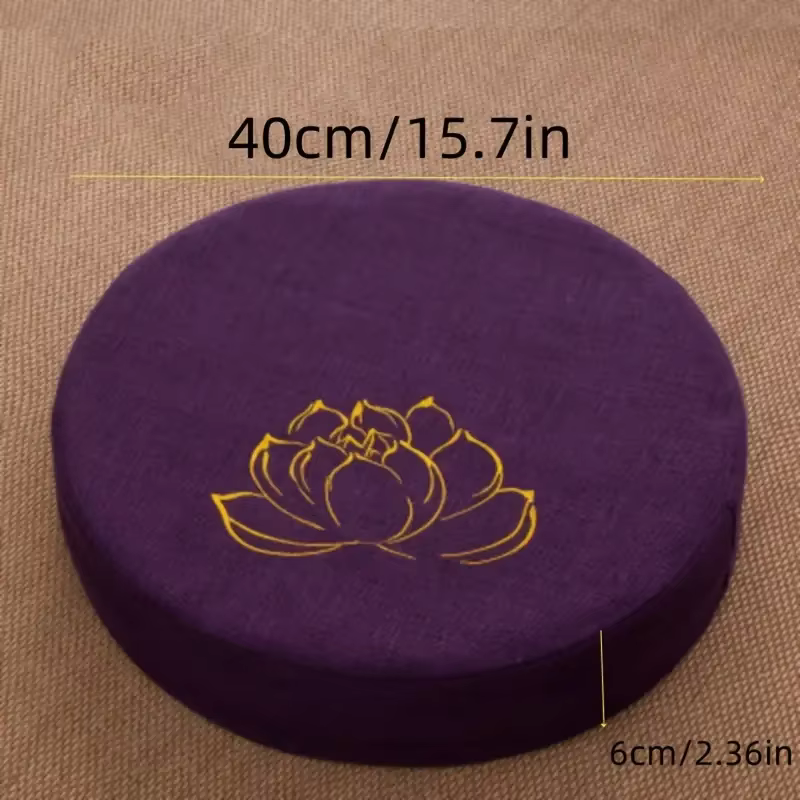 Coussin en lin pour Yoga et méditation