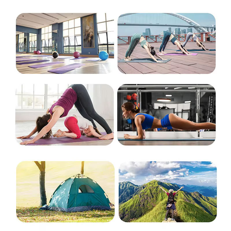 Cuillère à soupe de polymères de yoga pliable