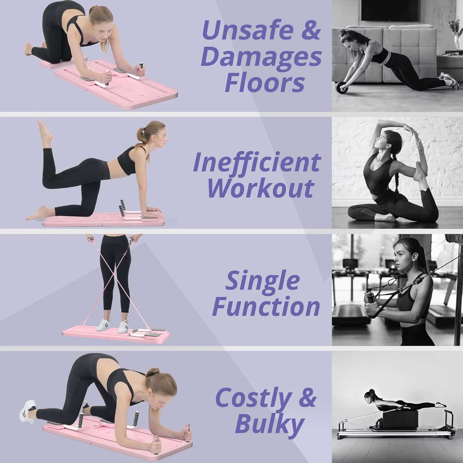 Planche de Pilates multifonction