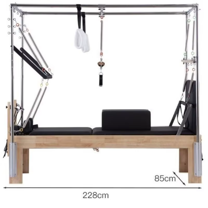 Reformer de Pilates Commercial surélevé personnalisé 3-en-1 pour Studio de Yoga