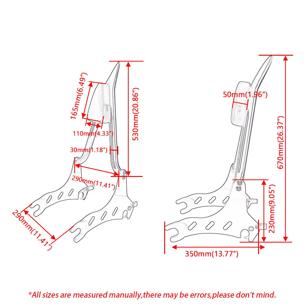 Accessoire de moto en métal, dossier arrière Sissy Bar, adapté au Indian Chief Vintage Classic 2014 – 2018, accessoire de moto durable