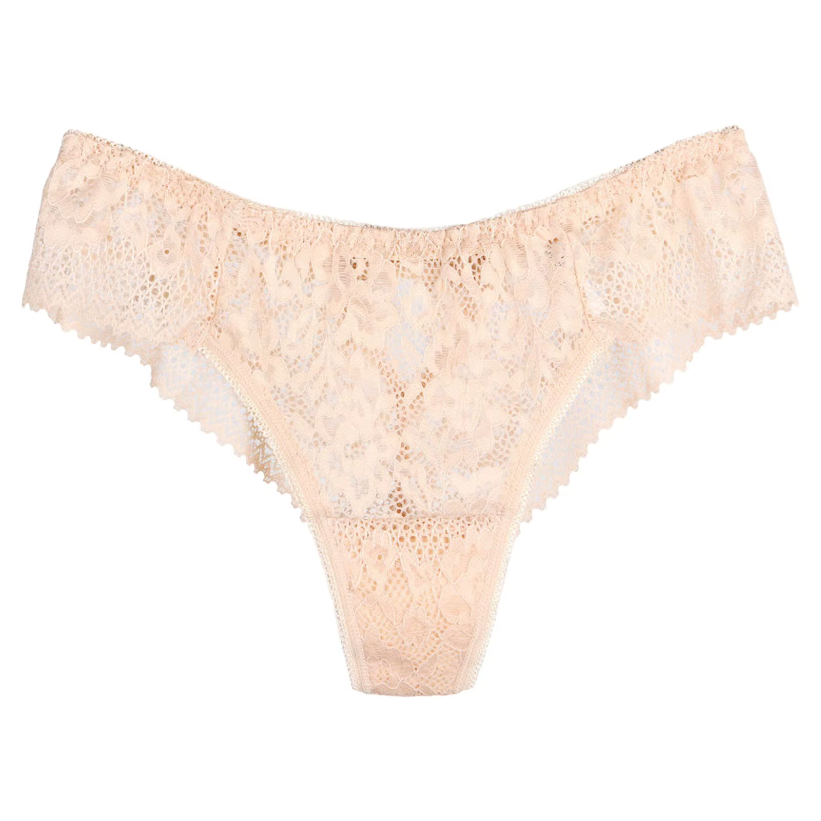 Laides T Back pantalon Sexy string femme dentelle creux Soluble dans l'eau fleur sous-vêtements femmes demi dames