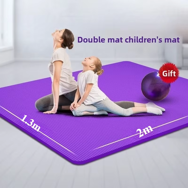 Tapis de yoga double super grand format