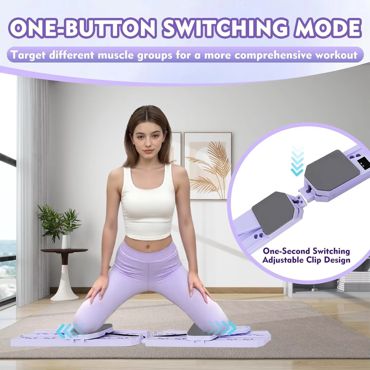 Ensemble de Reformer Pilates Portable - Planche de Pilates Multifonctionnelle