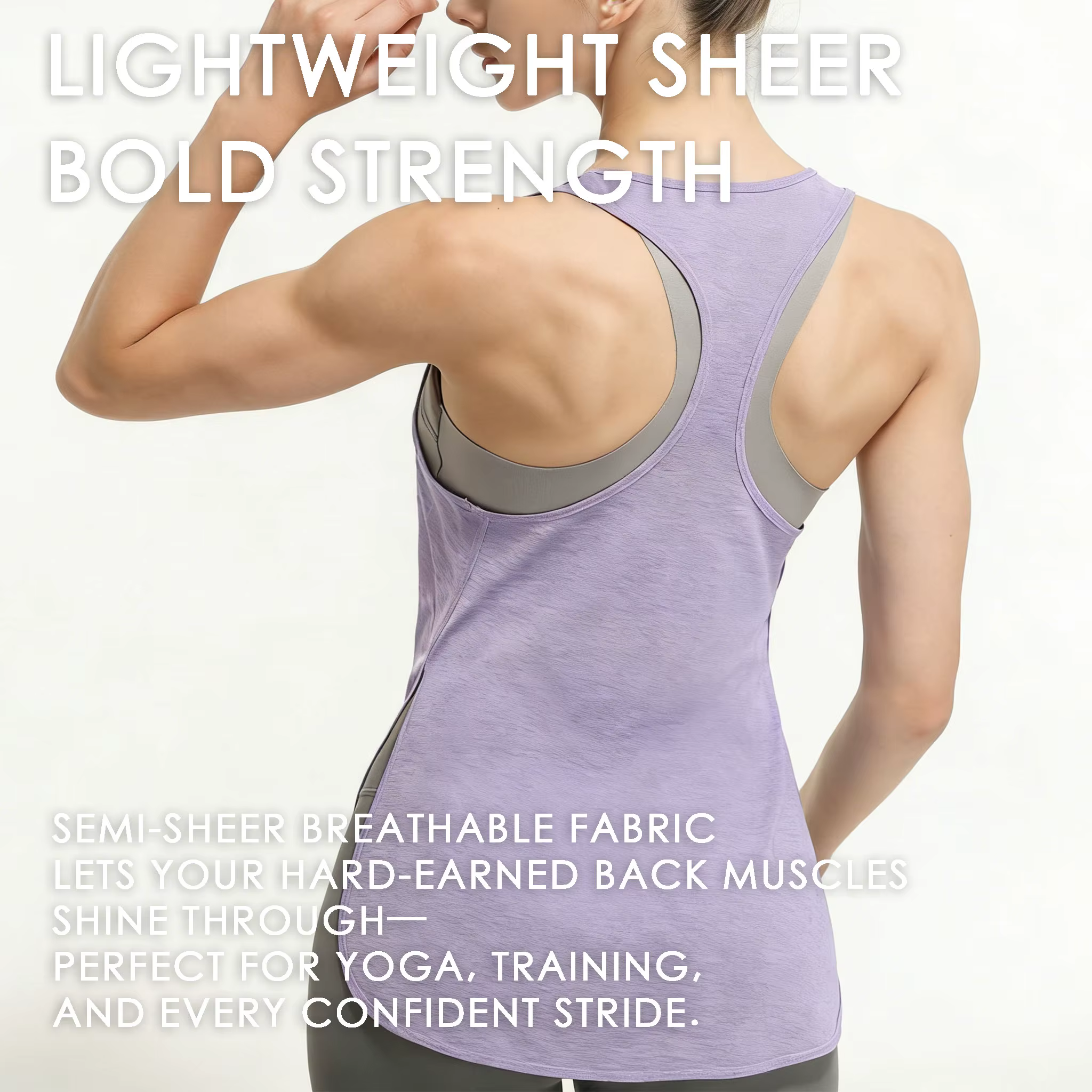 Gilet de sport translucide pour femme – Haut de course léger