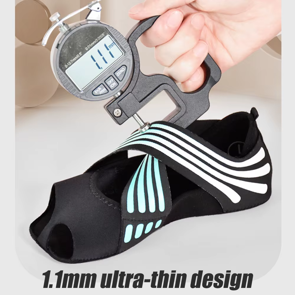 1 paire de chaussettes antidérapantes pour Pilates