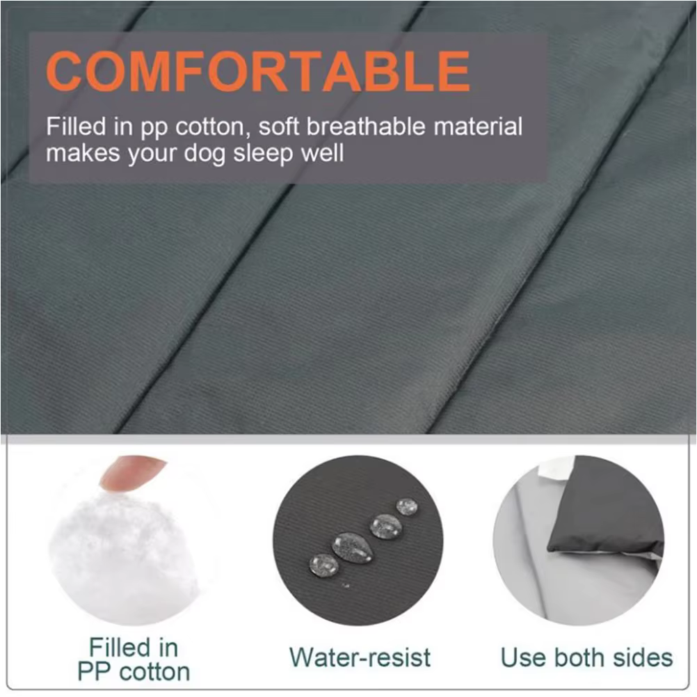 Tapis Portable pour animaux de compagnie, tapis pour chat et chien, lits d'extérieur imperméables pour chiens avec sac de transport de rangement, tapis de Camping en plein air facile à nettoyer