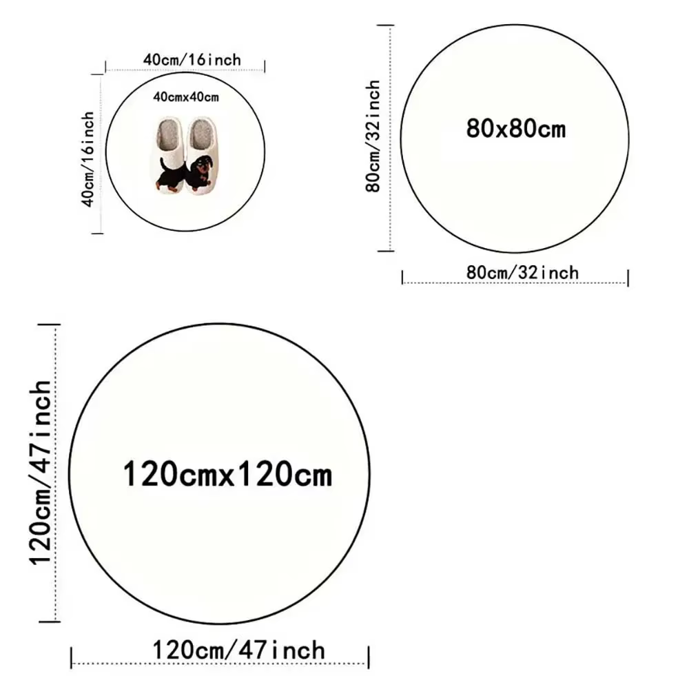 Tapis rond rose à motifs floraux
