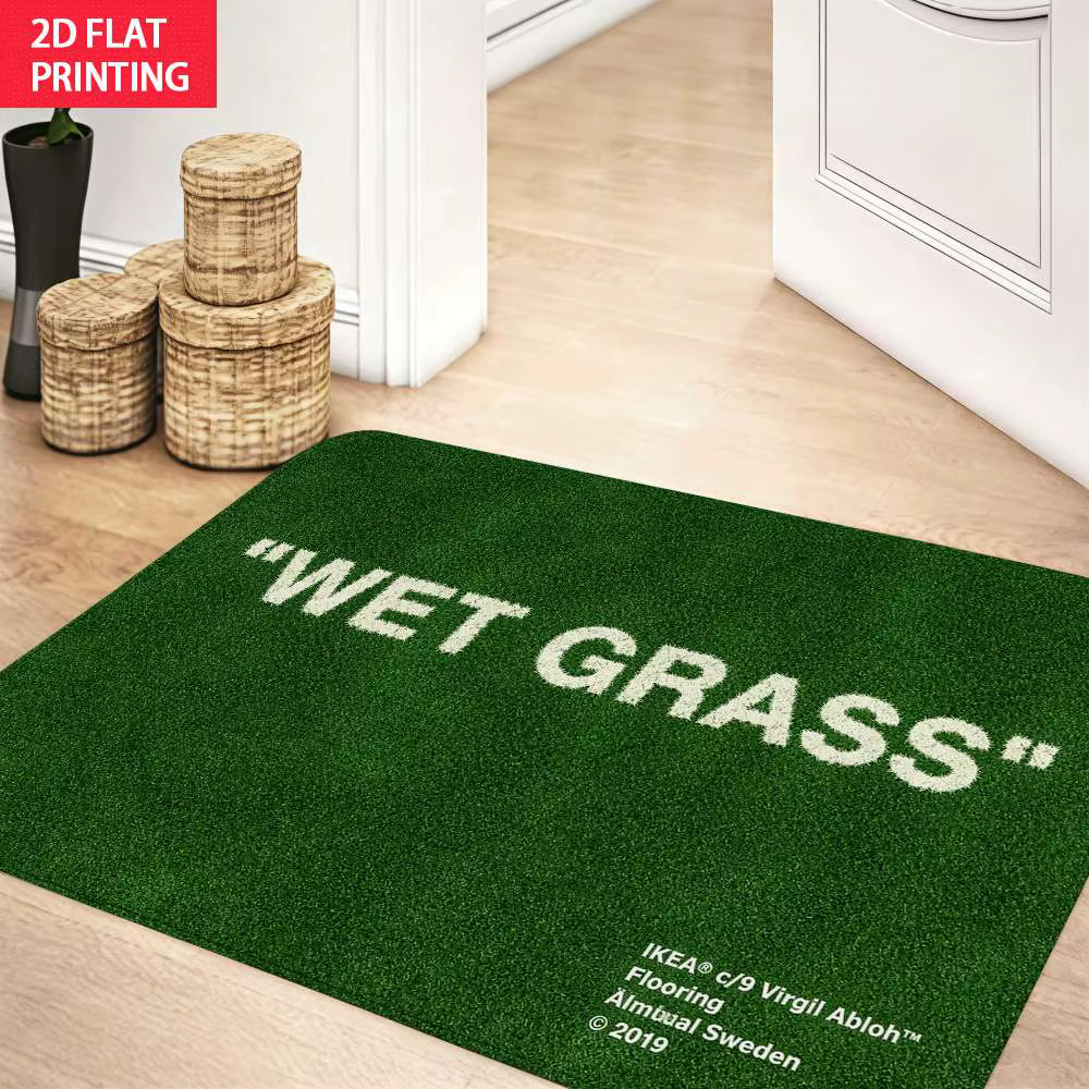 VIKAMA Tapis vert WET GRASS