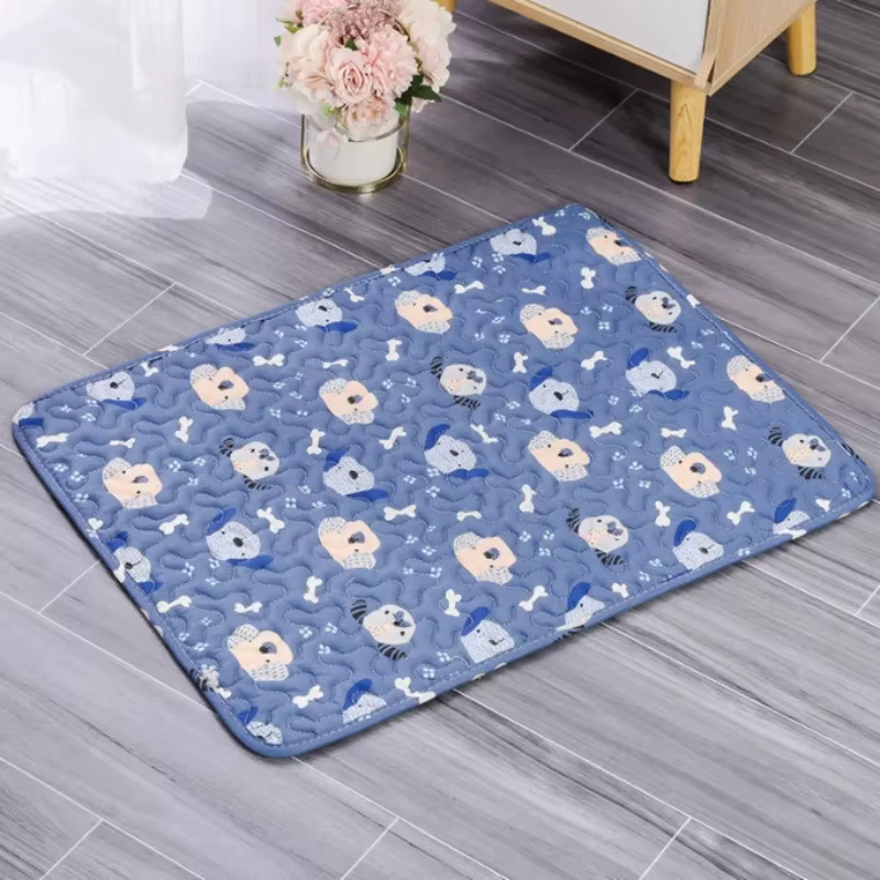 Tapis de pipi lavable pour animaux de compagnie, tapis réutilisable pour chiens, lit d'urine lavable, tapis d'entraînement pour chien, quatre saisons, tapis d'urine pour animaux de compagnie