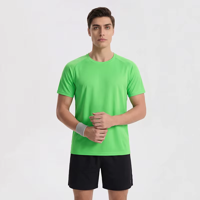 Haute qualité hommes respirant séchage rapide course sport fitness
