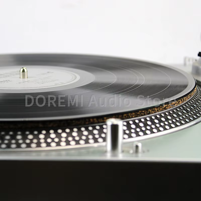 Tapis de plateau tournant pour disque vinyle LP 12 pouces, antidérapant, antistatique, réduction des vibrations, pour lecteurs Audio, accessoires de phonographe