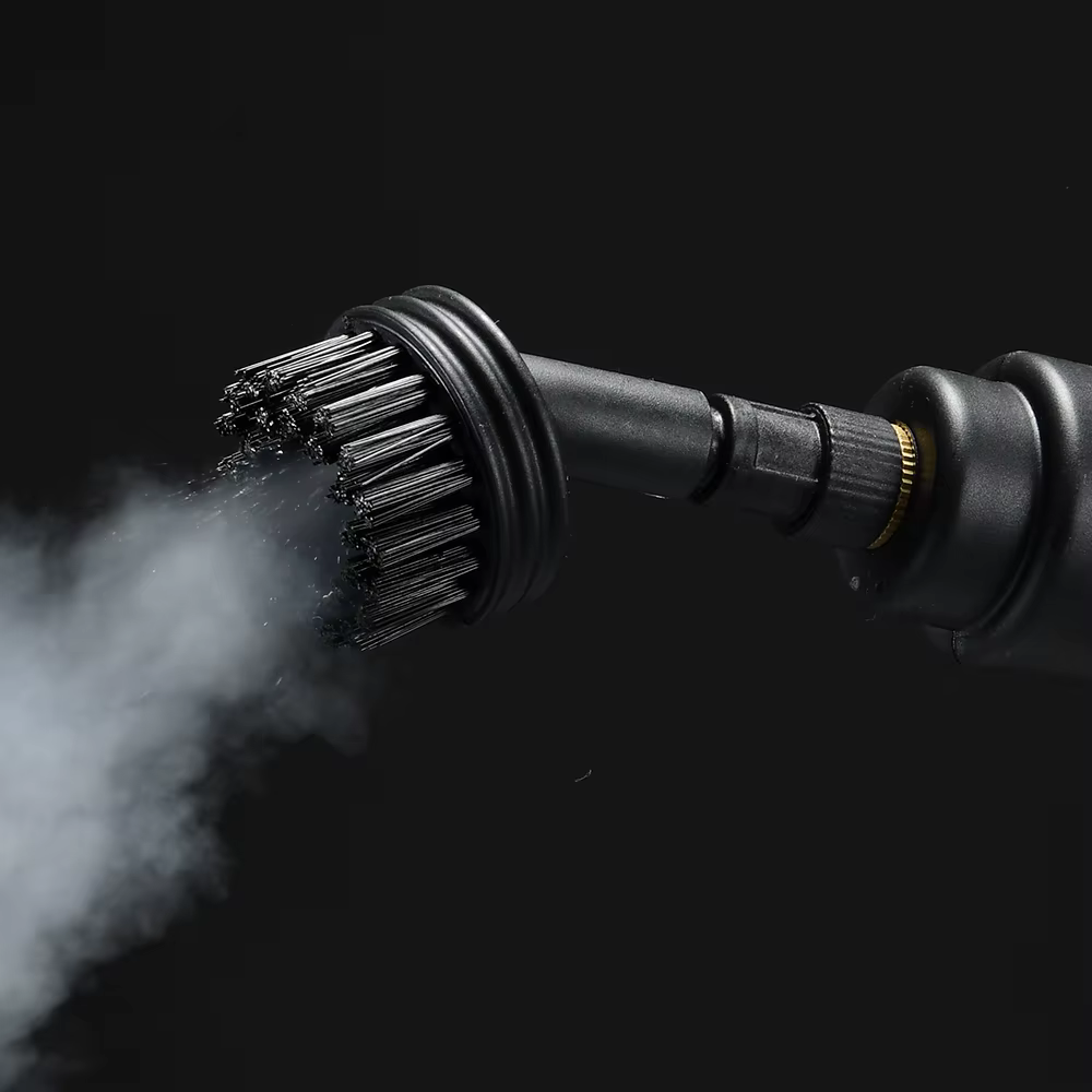 Brosse de moteur à vapeur pour buses de nettoyeur à vapeur de 8mm, appareils ménagers, nettoyage du verre, tête de vadrouille, pièces et accessoires
